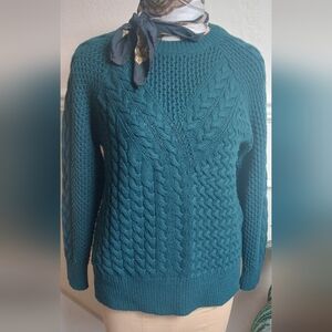 Banana Republic Teal Crew Neck Sweater